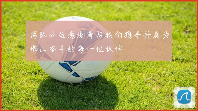 离队公告感谢曾与我们携手并肩为佛山奋斗的每一位伙伴