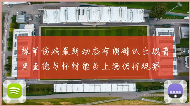 绿军伤病最新动态布朗确认出战普里查德与怀特能否上场仍待观察